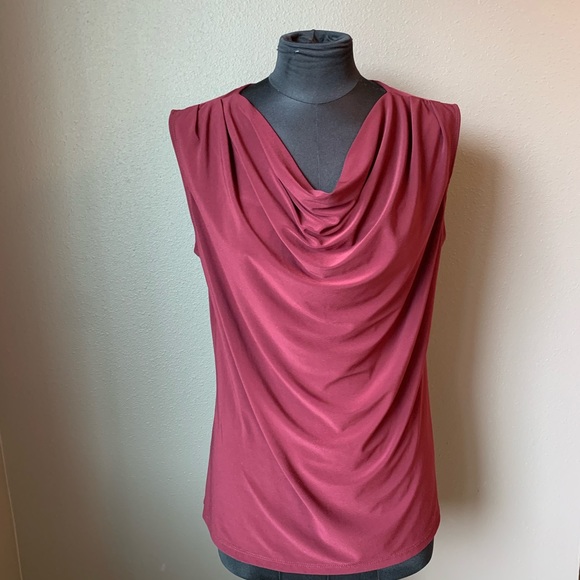 Christopher & Banks Tops - Christopher & Banks burgundy sleeveless top